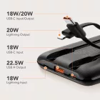 Power Bank 10000 mAh Veger C11 W1170 PD 20W fekete