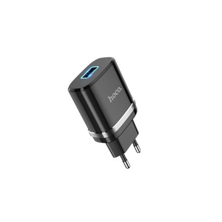 Hoco N1 Dupla USB portos 2.4A hálózati töltő fekete