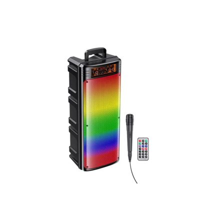 Bluetooth hangszóró távirányítóval és mikrofonnal 30W Kakusiga KK-8202 fekete