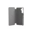 Smart Diva ívelt mágneses oldalra nyíló tok Samsung Galaxy S24 rose gold