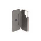 Smart Diva ívelt mágneses oldalra nyíló tok Samsung Galaxy S24 Ultra rose gold