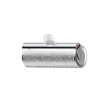 Power Bank 5000 mAh Lightning Veger PlugOn L W0573P ezüst