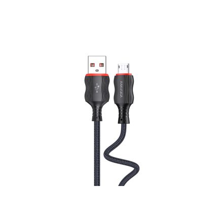 Kakusiga Ksc-996 Shanchuan Micro USB Kábel 3A 2 Méter fekete