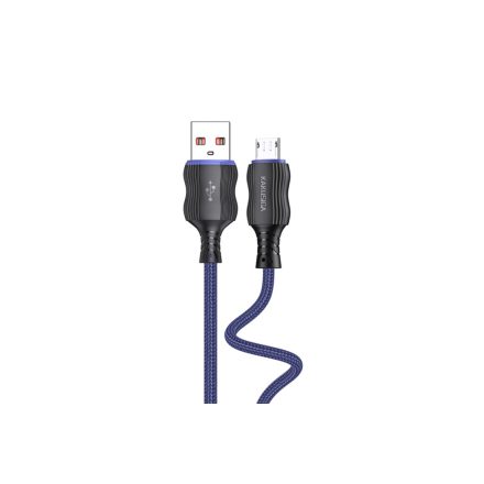 Kakusiga Ksc-996 Shanchuan Micro USB Kábel 3A 2 Méter Kék