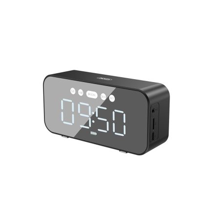 XO F41 Bluetooth Speaker És Digitális Óra Fekete