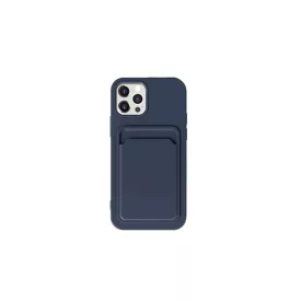 XO K28 Iphone 15 Plus Kártyatartós TPU tok kék