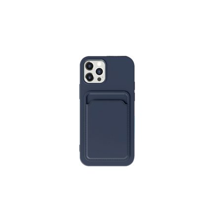 XO K28 Iphone 15 Plus Kártyatartós TPU tok kék