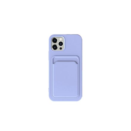 XO K28 Iphone 15 Pro Kártyatartós TPU tok lila