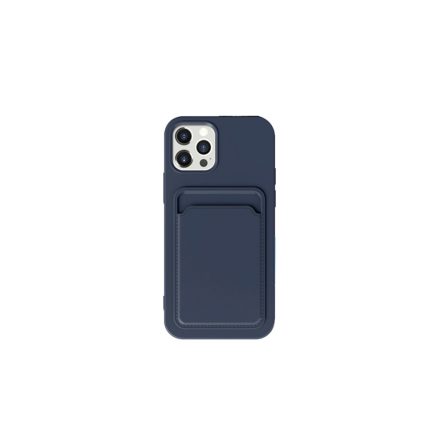 XO K28 Iphone 15 Pro Kártyatartós TPU tok kék