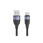 Usams SJ630 U85 USB Type-C kábel 6A 1.2 méter fekete