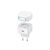 Usams CC209 Hálózati gyorstöltő PD 35W Teleszkópos lightning kábellel fehér