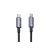 Usams SJ664 USB Type-C/Type-C kábel 2 méter 60W fekete