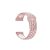 Univerzális Watch Szilikon sportszíj 20mm pink-fehér