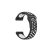 Univerzális Watch Szilikon sportszíj 22mm fekete-fehér