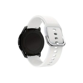 Univerzális Watch Szilikon szíj 20mm fehér