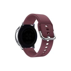 Univerzális Watch Szilikon szíj 20mm bordó