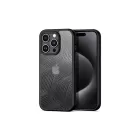 TPU+PC telefontok iPhone 15 Pro 6.1 colos Dux Ducis Aimo áttetsző hátlappal fekete kerettel