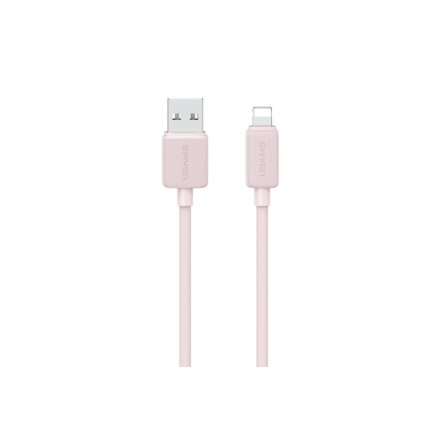 Usams SJ694 Lightning kábel 2 m pink