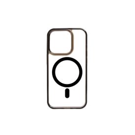   PJ Iphone 13 Pro 6.1 2,5mm TPU Tok Magsafe Kompatibilis Clear-fekete