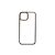 PJ Iphone 15 6.1 2,5mm TPU Tok Clear-fekete