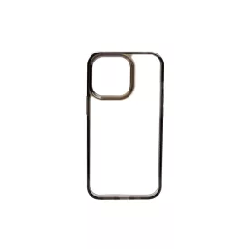 PJ Iphone 15 Pro Max 6.7 2,5mm TPU Tok Clear-fekete