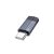 Hoco UA29 Lightning Female / USB Type-C Male Adapter Fekete