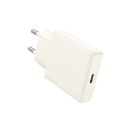Hoco N44 Biscuit Hálózati Töltő PD30W (Type-C) fehér
