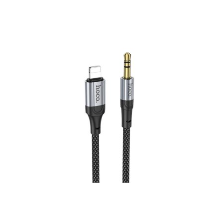 Hoco UPA26 Fresh Lightning / Jack Audio Átalakító 1.2 méter  fekete