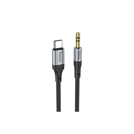 Hoco UPA26 Fresh USB Type-C / Jack Audio Átalakító 1.2 méter  fekete