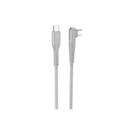 Borofone Bx105 Corriente USB Type-C / Type-C 60W Kábel 1 Méter Szürke