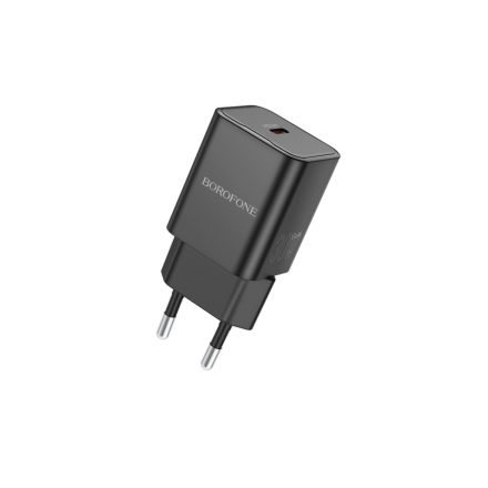 Borofone BN13 Safety Hálózati Töltő (Type-C) PD30w Fekete