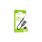 Borofone BL19 Creator Aux Elosztó 0.25m Kábel Fekete