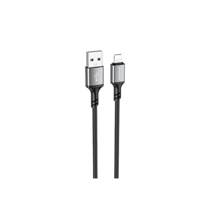 Borofone BX83 Famous Lightning Kábel 2.4A 1 méter fekete