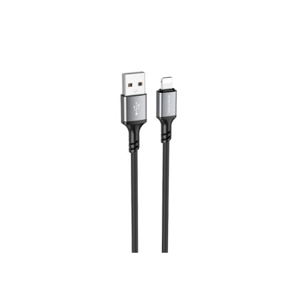 Borofone BX83 Famous Lightning Kábel 2.4A 1 méter fekete