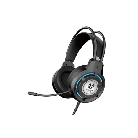 Jokade JD053 HuiHAi Vezetékes Gamer Fejhallgató fekete
