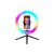 XO BGD007/MJ26 Tripod Selfie Állvány RGB Led Lámpával fekete