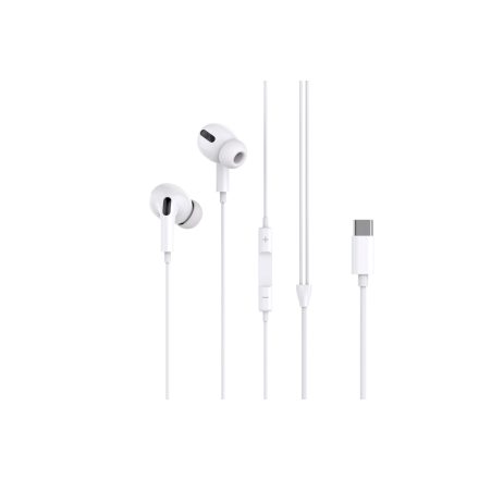 XO EP73 Type-C Vezetékes Headset  fehér
