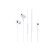 XO EP73 Type-C Vezetékes Headset  fehér