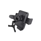 XO WX041 Szellőzőrácsra Rögzíthető Wireless Autós Telefontartó fekete
