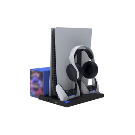 Ipega P5013B Multifunkciós állvány PS5 fekete