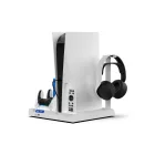 Ipega P5S028 Multifunkciós hűtő- töltőállvány PS5, PS5 Slim és PS5 Dualsense fekete
