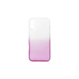 Színátmenetes Csillogós TPU Tok Iphone 16 Plus 6.7 Pink
