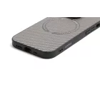 Yooup Magnetic Mintás Iphone 16 Pro Max 6.9 TPU Tok Magsafe Kompatibilis Carbon Szürke