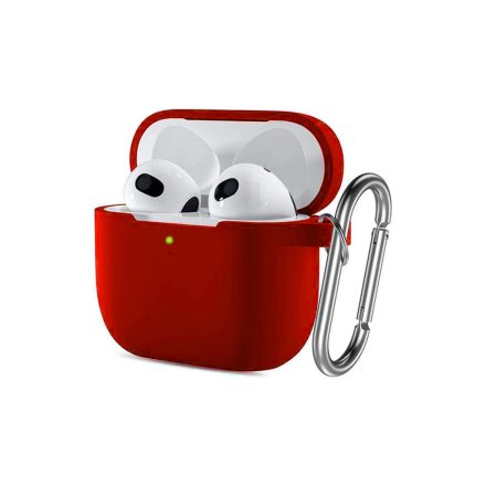 SFT Airpods 3 Szilikon Tok Piros