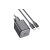 Hoco N40 Hálózati Gyorstöltő (USB - Type-C) (PD) 20W + QC3.0 + Type-C / Lightning Kábel fekete