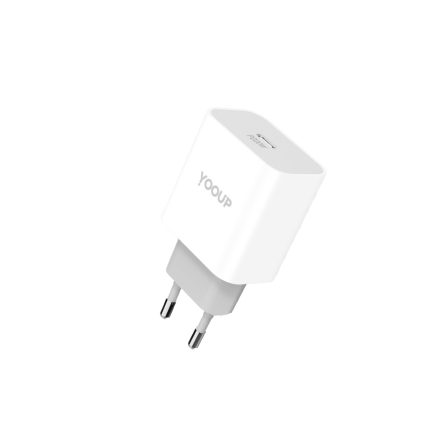YooUp NC60-C(Z60) Hálózati töltő (Type-C) PD 20W fehér