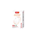 YooUp NC63-F Dupla hálózati töltő (Type-C) PD 40W fehér