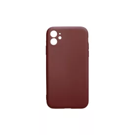 PJ Kol Iphone 12 6.1 2,0mm TPU Tok Bordó