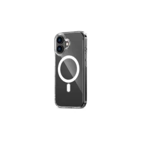   PJ Iphone 16 Plus 6.7 2,5mm TPU Tok Magsafe Kompatibilis Clear-fehér
