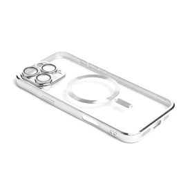   PJ Disc-a Iphone 16 Pro 6.3 TPU Tok Magsafe Kompatibilis Ezüst